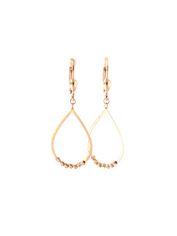 Rose gold drop earrings...