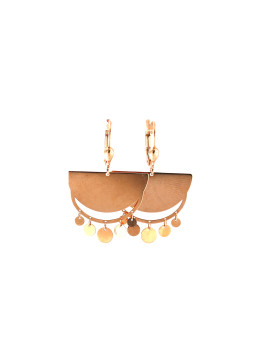 Rose gold drop earrings...