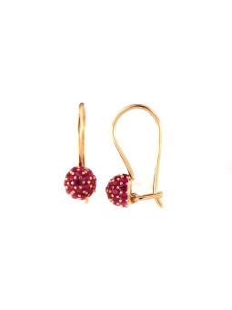 Rose gold earrings BRB01-04-08