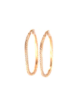 Rose gold earrings BRR01-03-41