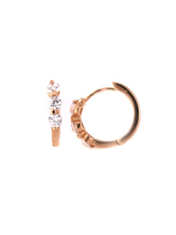 Rose gold earrings BRR01-07-35