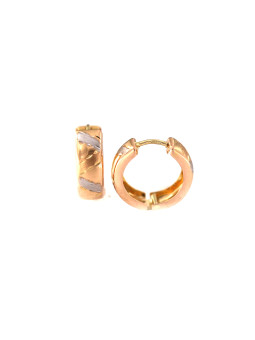 Rose gold earrings BRR01-09-27