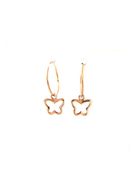 Rose gold earrings BRR01-12-05