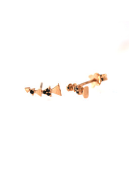 Rose gold earrings BRV02-07-04