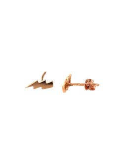 Rose gold pin earrings...