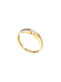 Yellow gold engagement ring  DGS03-02-17