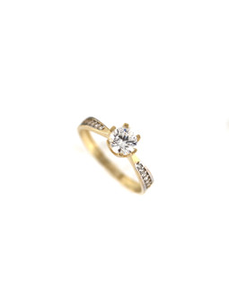 Yellow gold engagement ring DGS03-02-21