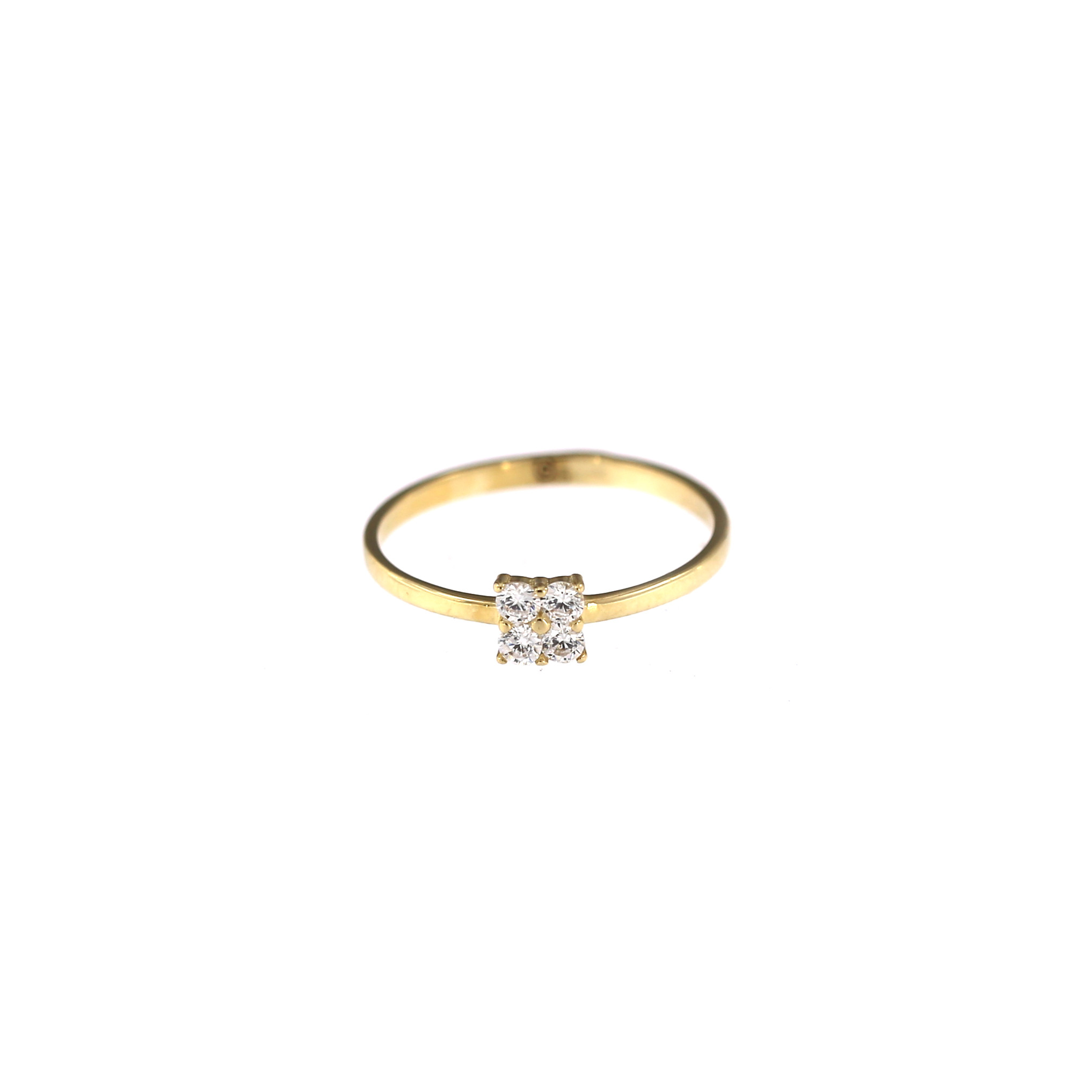 Yellow gold engagement ring DGS01-11-01