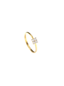 Yellow gold engagement ring DGS01-11-01