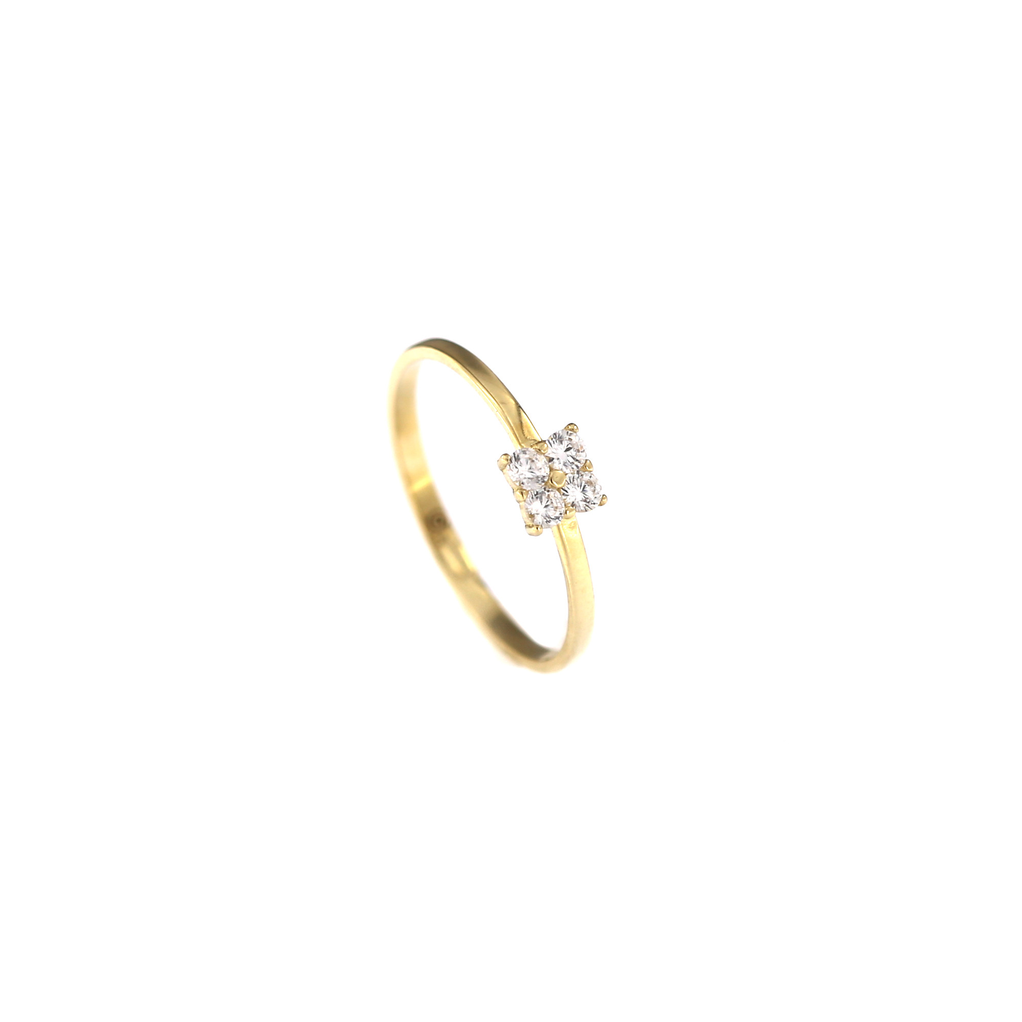 Yellow gold engagement ring DGS01-11-01