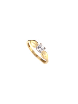 Yellow gold engagement ring DGS01-02-18