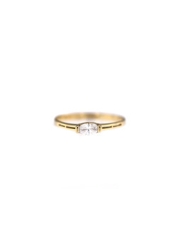 Yellow gold engagement ring DGS01-10-01