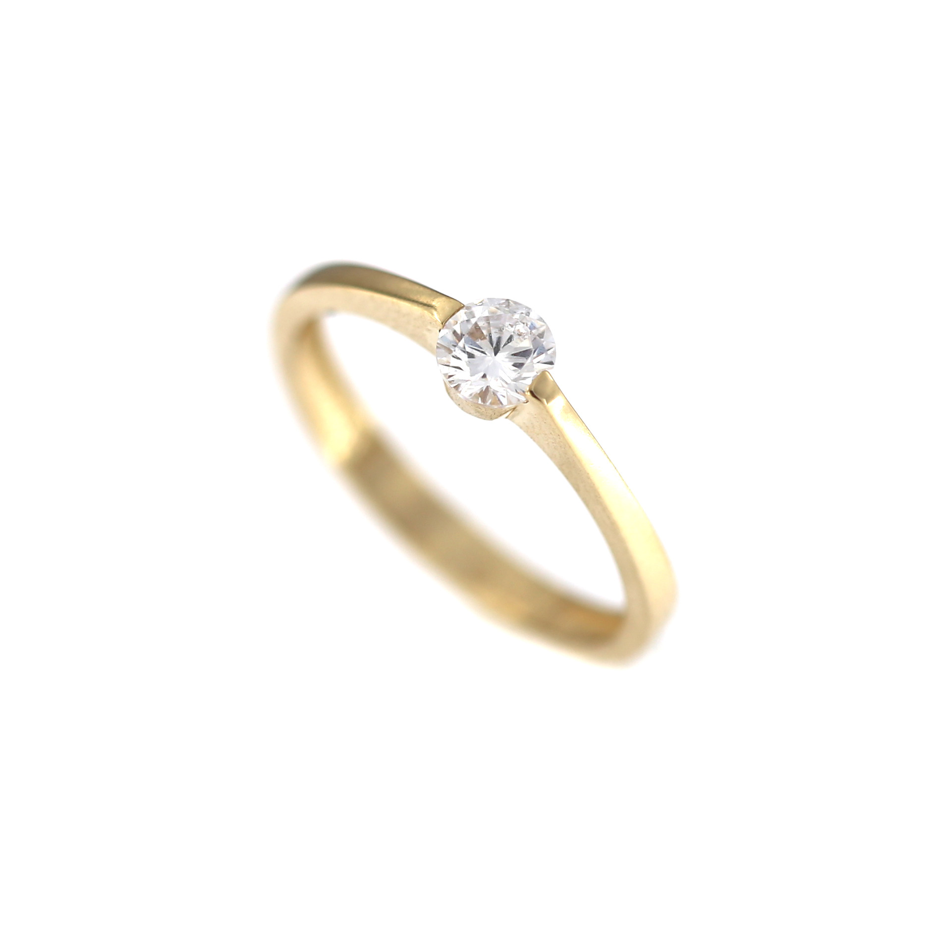 Yellow gold engagement ring DGS01-10-02