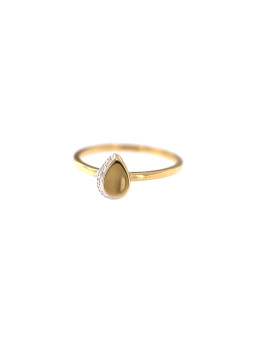 Geltono aukso žiedas DGB01-11