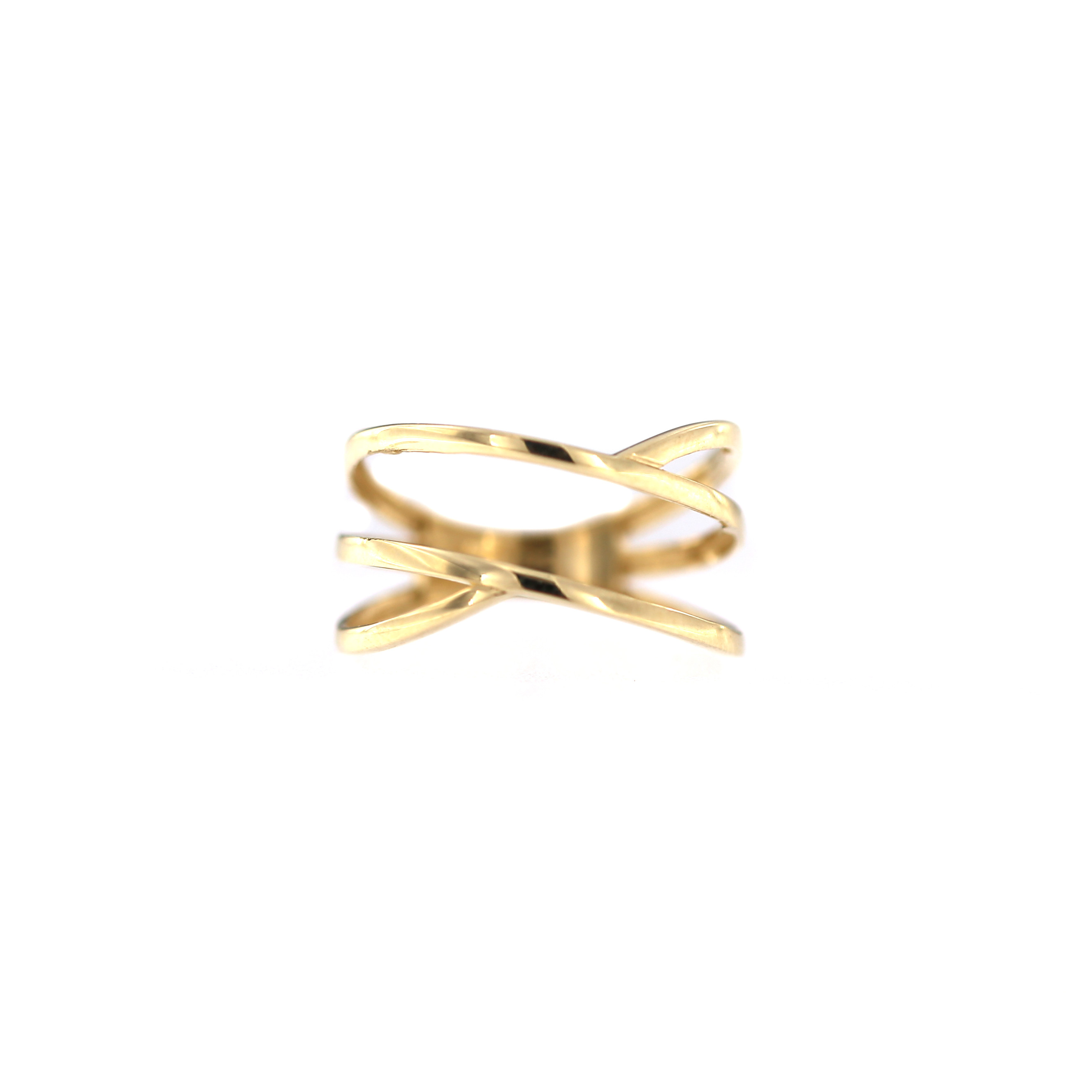 Yellow gold ring DGB10-02