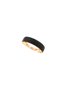 Rose gold zircon ring DRA08-15