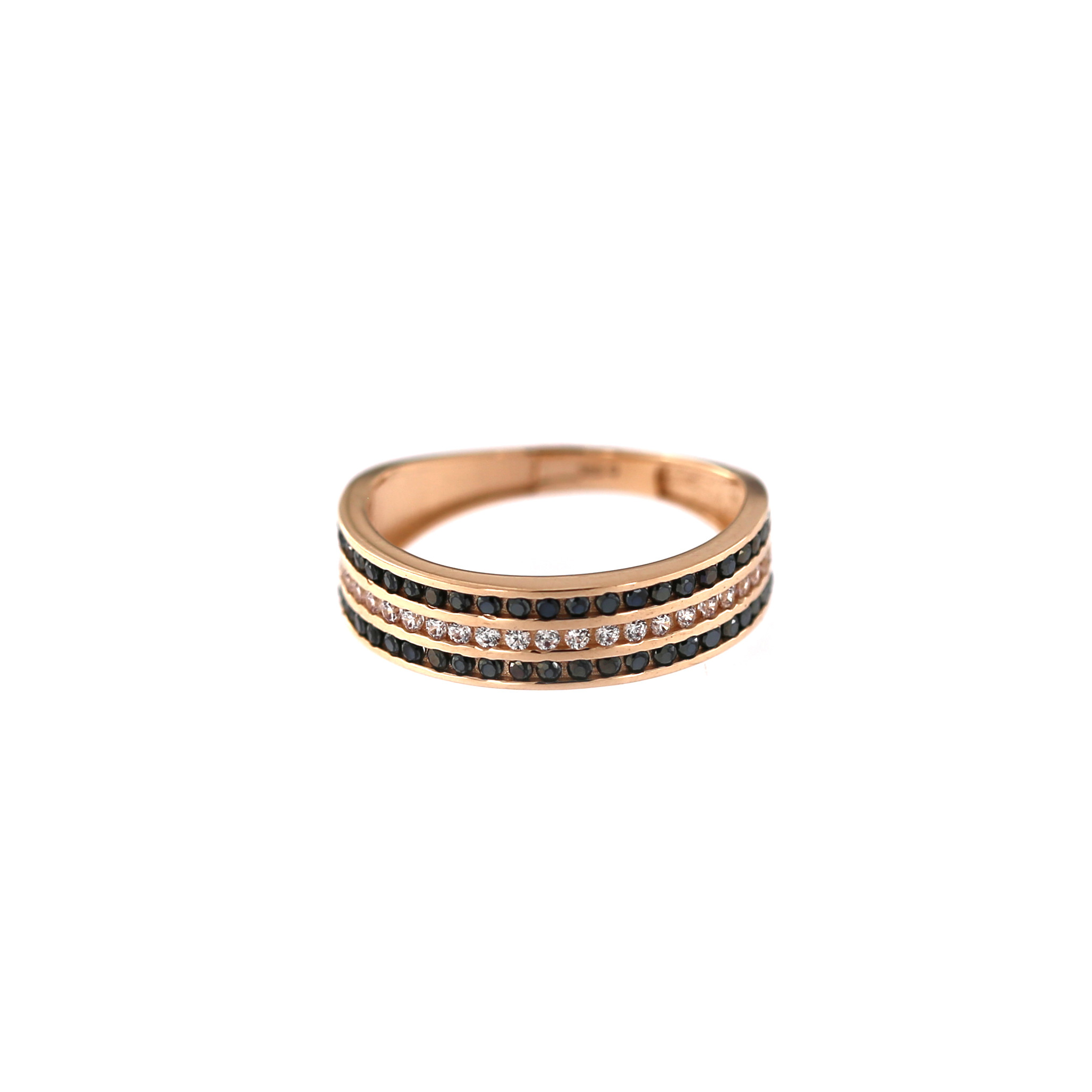 Rose gold zircon ring DRA08-19 18MM
