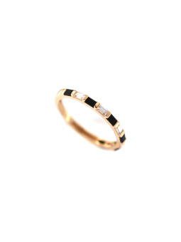 Rose gold zircon ring DRA08-22