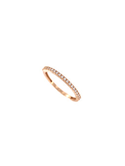 Rose gold zirconia ring...