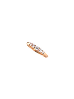 Rose gold zirconia ring...