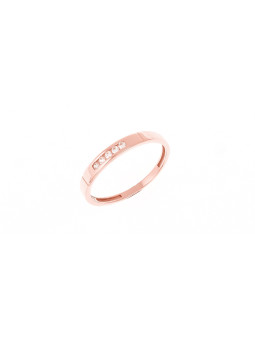 Rose gold zirconia ring DRAM05-22 D17