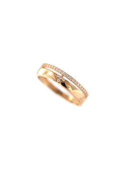 Rose gold zirconia ring...