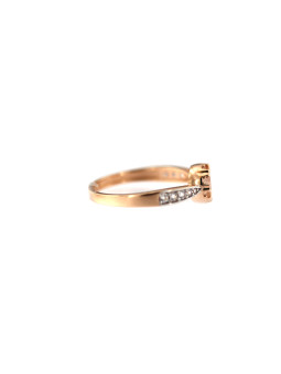 Rose gold zirconia ring DRC23-07