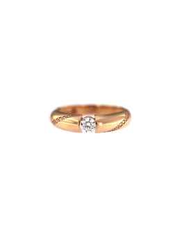 Rose gold zirconia ring...