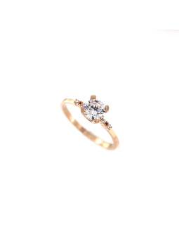 Rose gold zirconia ring DRS03-10-04 16MM