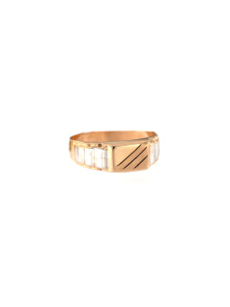 Rose gold men ring DRV04-04