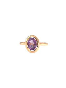 Rose gold ring with tanzanite DRA03-05