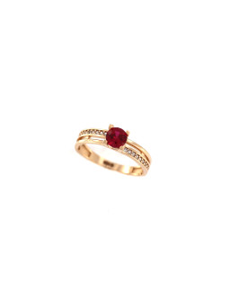 Rose gold zircon ring DRA05-09