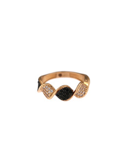 Rose gold zircon ring DRA08-09