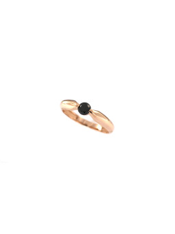 Rose gold zircon ring...