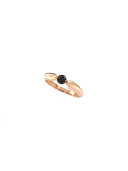 Rose gold zircon ring DRA08-17 18.5MM