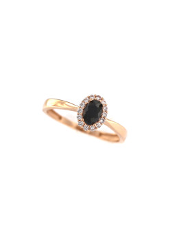 Rose gold zircon ring DRA08-18