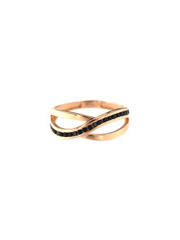 Rose gold zircon ring DRA08-20