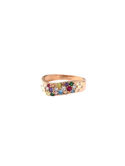 Rose gold zirconia ring DRA13-05 18MM