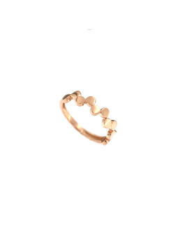 Rose gold ring DRB03-41 16,5MM