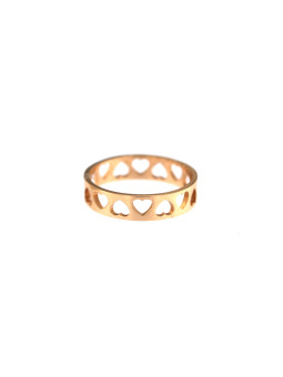Rose gold ring DRB03-46