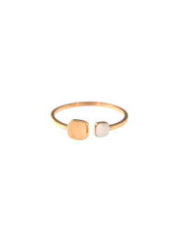 Rose gold ring DRB04-20 17,5MM