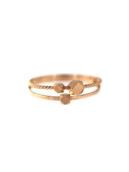 Rose gold ring DRB04-23 18MM