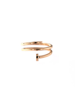 Rose gold ring DRB20-06 17.5MM
