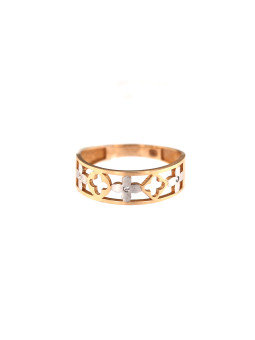 Rose gold zirconia ring DRC06-63