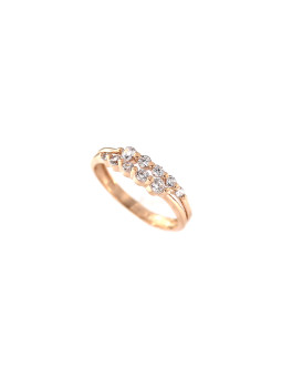 Rose gold zirconia ring DRC06-71 17.5MM