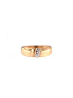 Rose gold zirconia ring DRC08-14