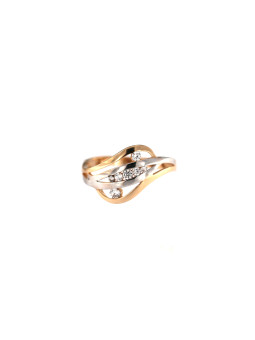 Rose gold zirconia ring...