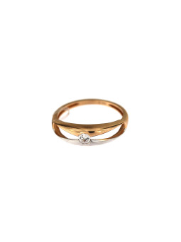 Rose gold zirconia ring DRC12-03