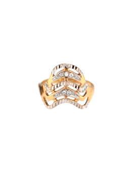 Rose gold zirconia ring DRC13-01