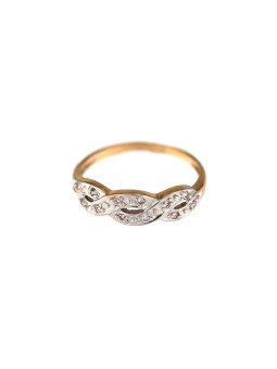 Rose gold zirconia ring DRC14-01